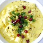 kremowy sos z ananasem i piersią z kurczaka