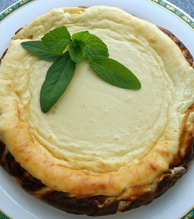 klasyczny, sernik na kruchym spodzie