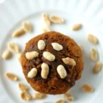 babeczka z masłem fistaszkowym, energetyczna przekąska