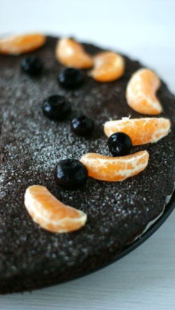 szwedzka kladdkaka, ciasto mocno czekoladowe