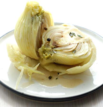 przystawka z kopru włoskiego i miodu