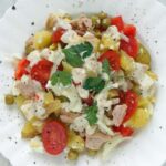 sałatka ziemniaczana z sosem jogurtowym. sałatka hiszpańska