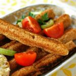 Smażone, chrupiące paluszki fasolowe.