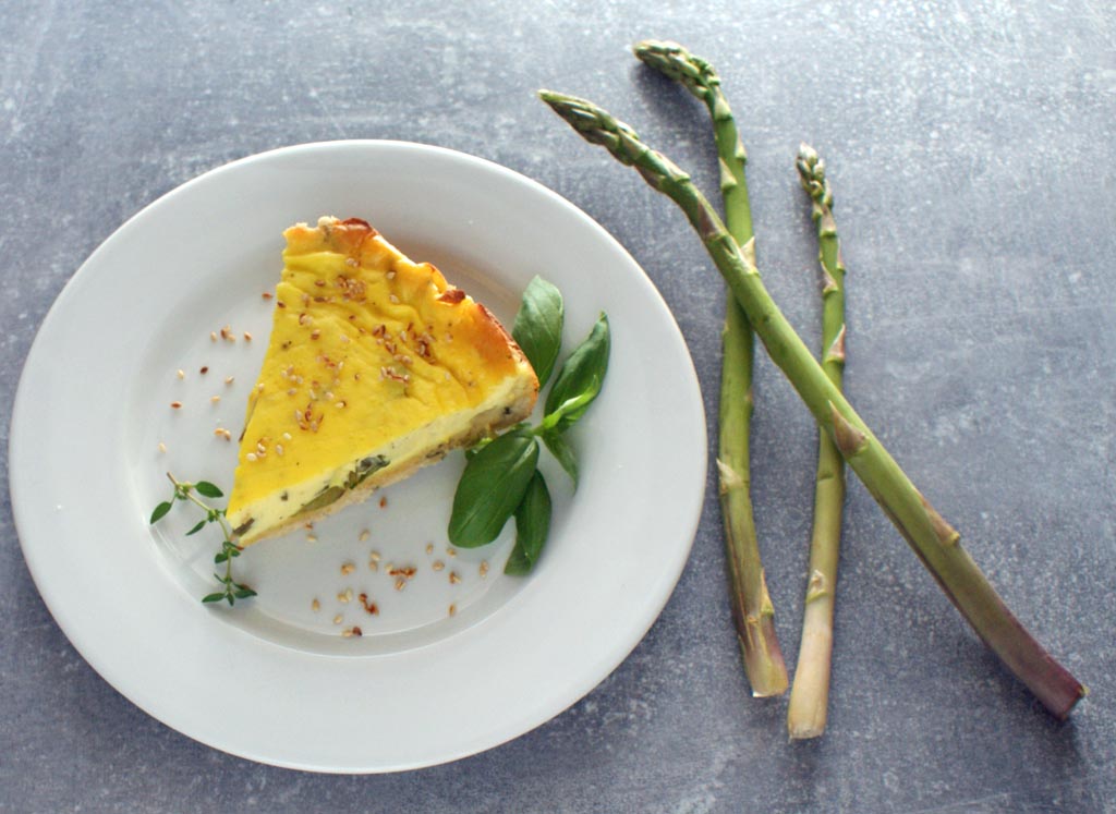 krucha tarta szparagowa