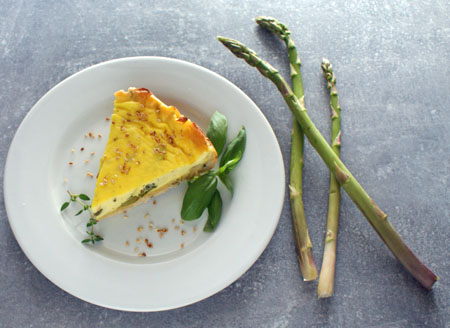 krucha tarta szparagowa