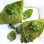 wytrawne, zielone naleśniki