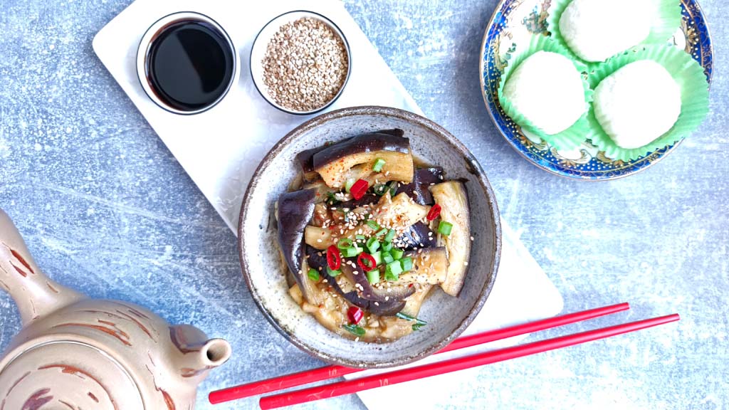 bakłażan po koreańsku