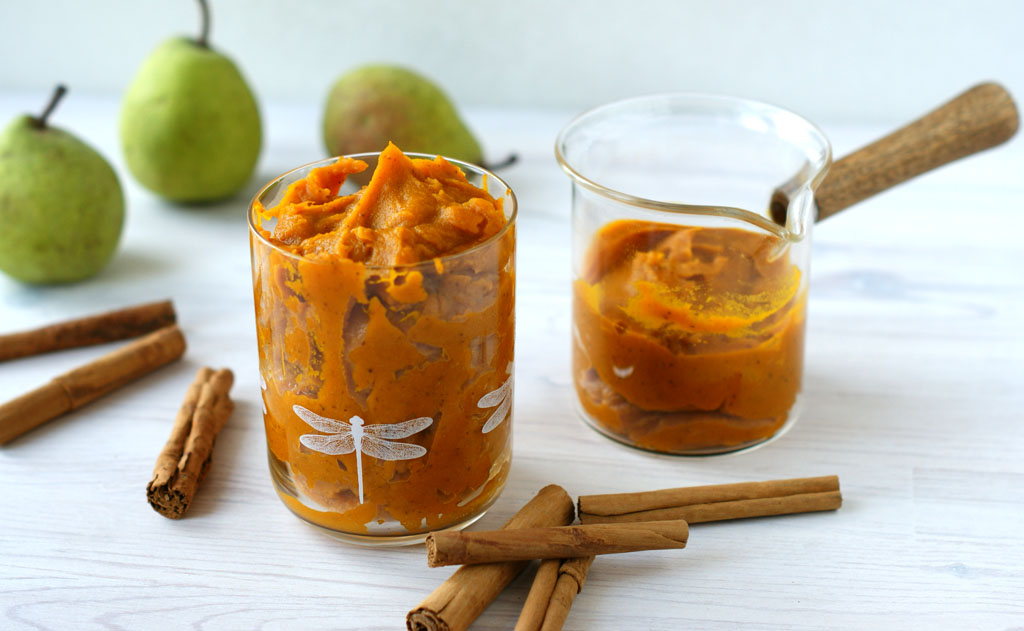 słodkie, korzenne dyniowe purre do pumpkin pie