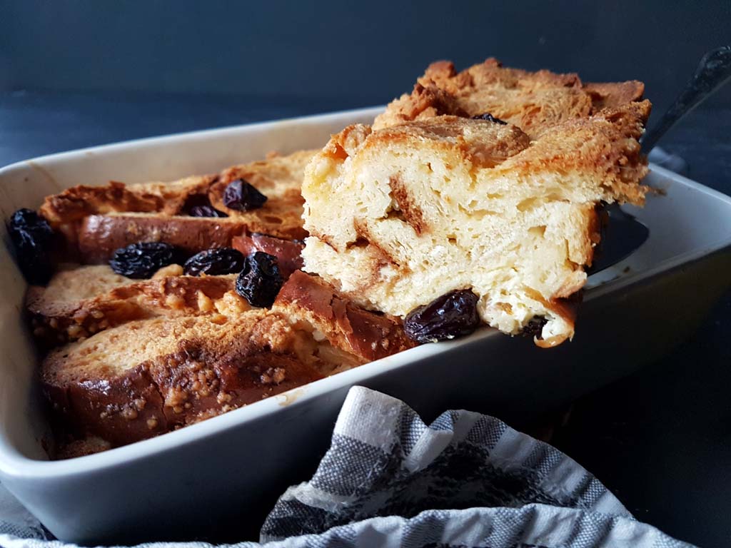 Pudding ze słodkiej chałki