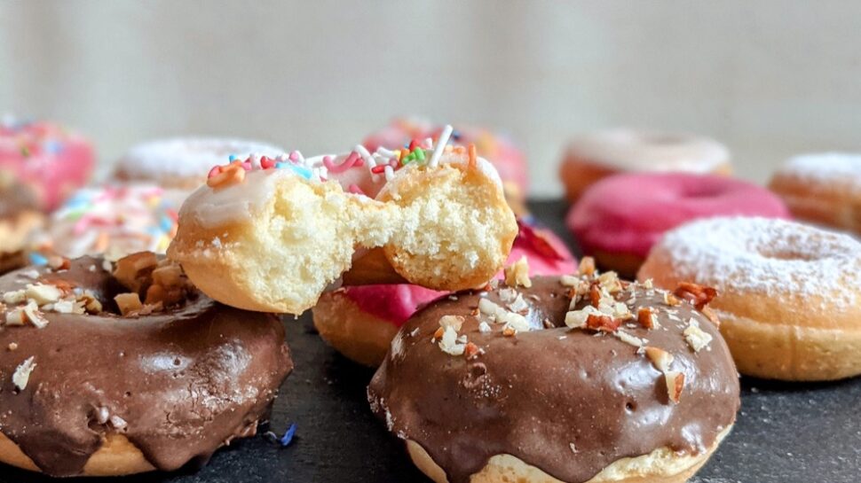 pieczone mini oponki z maszynki